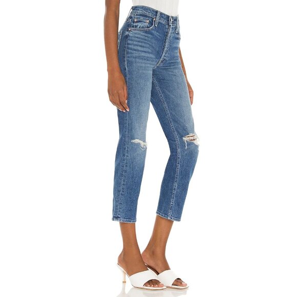 NWT Mother Superior Tomcat in Playing With Scissors High Rise Destroyed Jeans 31 - Picture 2 of 14